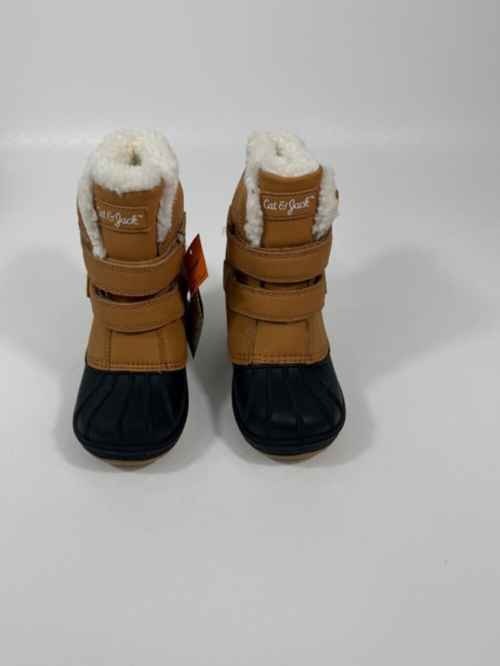 Cat & Jack Toddlers' Cognac Brown Denver Medium Width Winter Boots boy Size 11